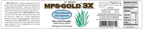 MPS Gold 3X Label