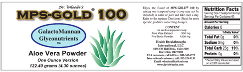 MPS Gold 100 Label